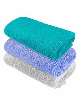 Heelium - Bamboo Face Towel - Soft, Absorbent & Odour Free Set of 3 (S)