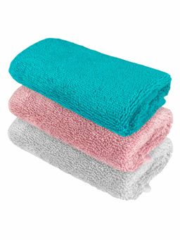 Heelium - Bamboo Face Towel - Soft, Absorbent & Odour Free Set of 3 (S)