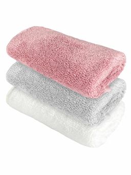 Heelium - Bamboo Face Towel - Soft, Absorbent & Odour Free Set of 3 (S)