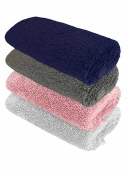 Heelium - Bamboo Face Towel - Soft, Absorbent & Odour Free Set of 4 (S)