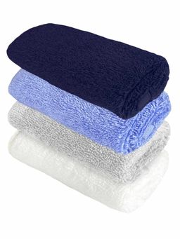 Heelium - Bamboo Face Towel - Soft, Absorbent & Odour Free Set of 4 (S)