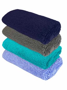 Heelium - Bamboo Face Towel - Soft, Absorbent & Odour Free Set of 4 (S)