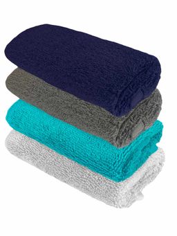 Heelium - Bamboo Face Towel - Soft, Absorbent & Odour Free Set of 4 (S)