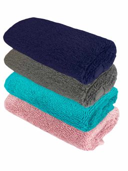 Heelium - Bamboo Face Towel - Soft, Absorbent & Odour Free Set of 4 (S)