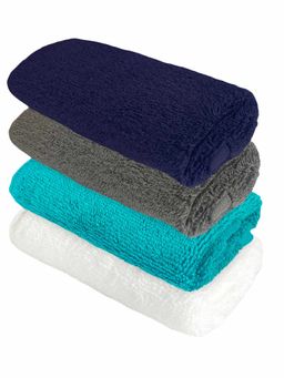 Heelium - Bamboo Face Towel - Soft, Absorbent & Odour Free Set of 4 (S)
