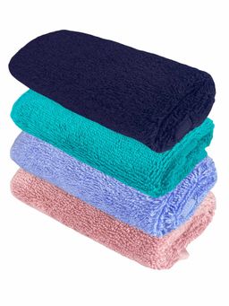 Heelium - Bamboo Face Towel - Soft, Absorbent & Odour Free Set of 4 (S)