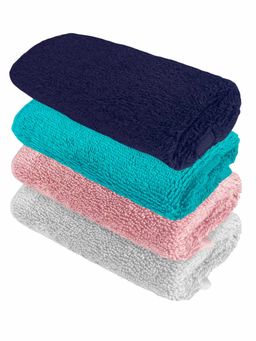Heelium - Bamboo Face Towel - Soft, Absorbent & Odour Free Set of 4 (S)