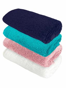 Heelium - Bamboo Face Towel - Soft, Absorbent & Odour Free Set of 4 (S)