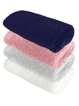Heelium - Bamboo Face Towel - Soft, Absorbent & Odour Free Set of 4 (S)