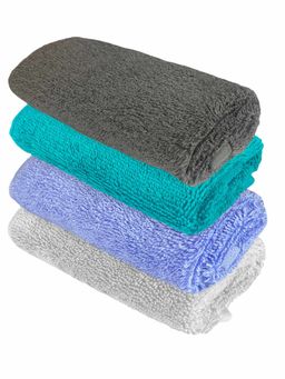 Heelium - Bamboo Face Towel - Soft, Absorbent & Odour Free Set of 4 (S)