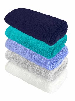 Heelium - Bamboo Face Towel - Soft, Absorbent & Odour Free Set of 5 (S)