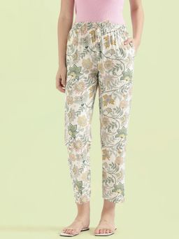 Go Colors - Lounge Pants Full Length for Women White