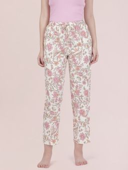 Go Colors - Lounge Pants Full Length for Women White