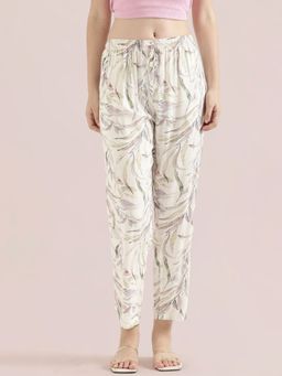 Go Colors - Lounge Pants Full Length for Women White