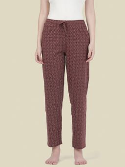 Go Colors - Lounge Pants Full Length for Women Brown