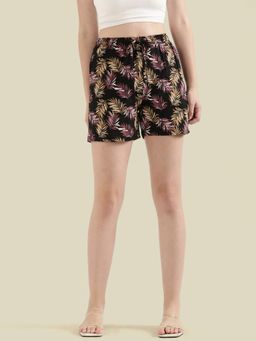 Go Colors - Lounge Shorts Above Knee for Women Black