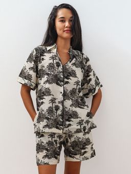 ButtChique - Ultra-Light Cotton Voile Shorts with Shirt