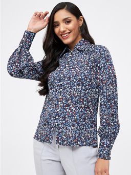 Kibo - Blue Polyester Top