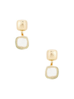 8 Other Reasons - Women's Gold-Tone Crystal Drop Earrings Mint