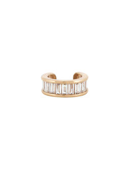 Ettika - Crystal Women's Gold-Plated Slip-On Ear Cuff Clear