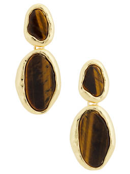 petit moments - Spellbound Women's Gemstone Drop Earrings Gold