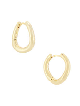 SHASHI - Lennox Women's Infinity Loop Hoop Earrings Gold