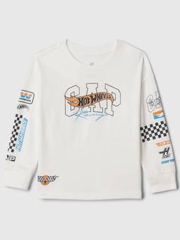 GAP - Boys White Graphic T-Shirt