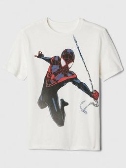 GAP - Boys White Graphic T-Shirt