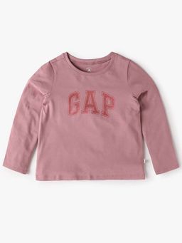 GAP - Girls Mauve Solid T-Shirt
