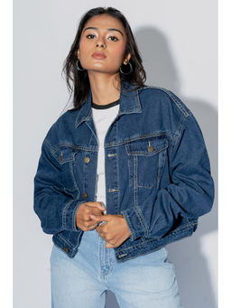 FREAKINS - Dark Blue Bomber Jacket