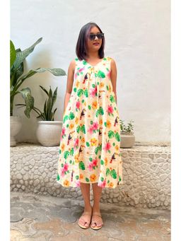 Studio Rabha - Tropical Tango A-Line Dress