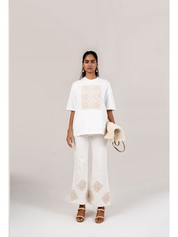 Seher Studio - Off White Coastal Calm Co-Ord (Set of 2)
