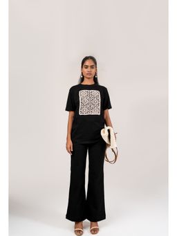 Seher Studio - Black Sand Co-Ord (Set of 2)