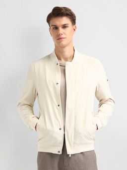 Arrow - Solid White Full Sleeve Jacket