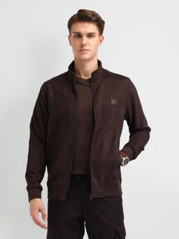 Arrow Sports - Solid Brown Full Sleeves Jacket