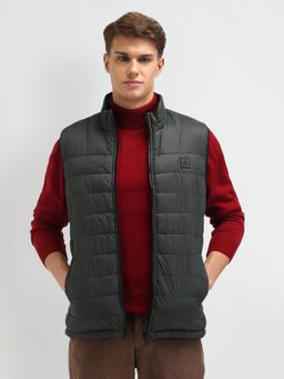 Arrow Sports - Mens Black Solid Jacket