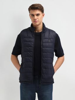 Arrow Sports - Mens Blue Solid Jacket