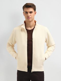 Arrow Sports - Mens Cream Solid Jacket
