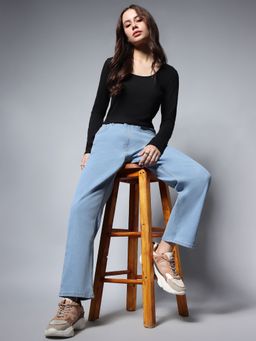 High Star - Stretch Dad Fit Clean Look Jeans