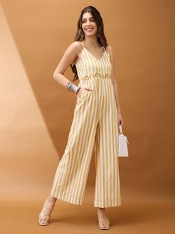 Globus - Yellow Stripes Jumpsuit