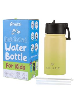 Solara - Insulated Water Bottle, Lime Green- 450ML