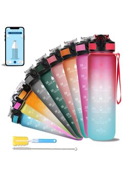 Solara - Motivational Water Bottle, Red Skies- 1Liter