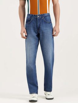 United Colors of Benetton - Men Blue Pure Cotton Comfortable Fit Jeans