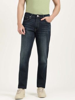 United Colors of Benetton - Men Blue Cotton Blend Slim Fit Jeans