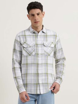 United Colors of Benetton - Men White Pure Cotton Regular Fit Shirt