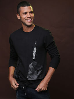 Campus Sutra - Men Solid Full Sleeve Stylish Casual Sweatshirts