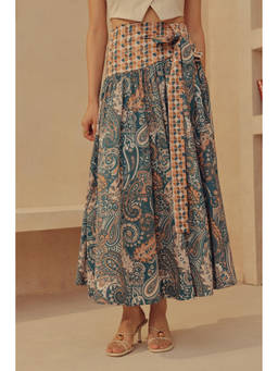 Sage By Mala - Navy Blue Arazzo Skirt