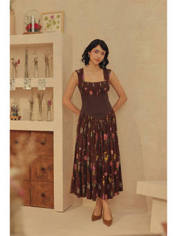 Sage By Mala - Brown Cannella Dress