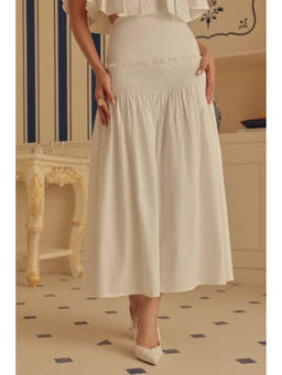 Sage By Mala - White Colomba Skirt