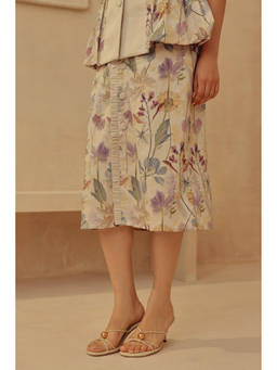 Sage By Mala - Ivory Erbario Skirt